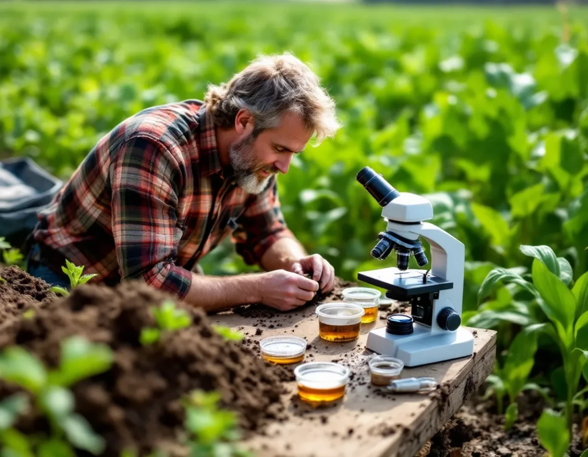 Rôle des microbiomes du sol dans l'agriculture régénérative