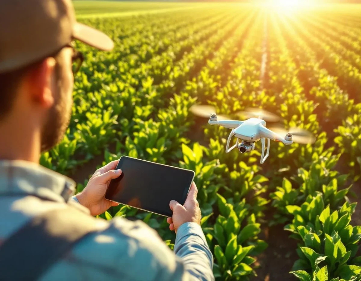 Utilisation des drones pour l'agriculture de précision durable