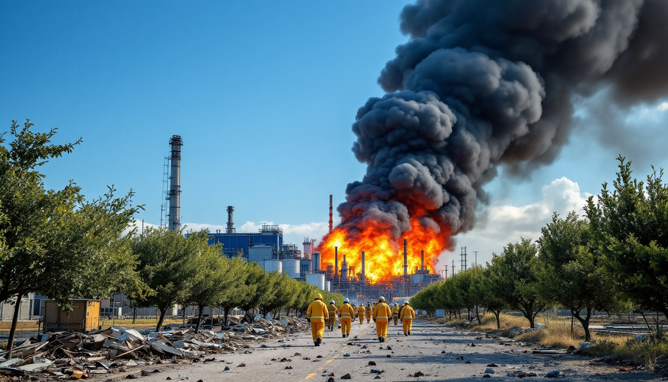 Fait divers Marseille : explosion dans une usine chimique